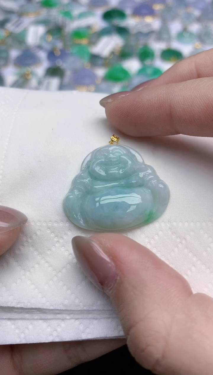 【闪购商品】翡翠颈饰未镶嵌天然翡翠A货