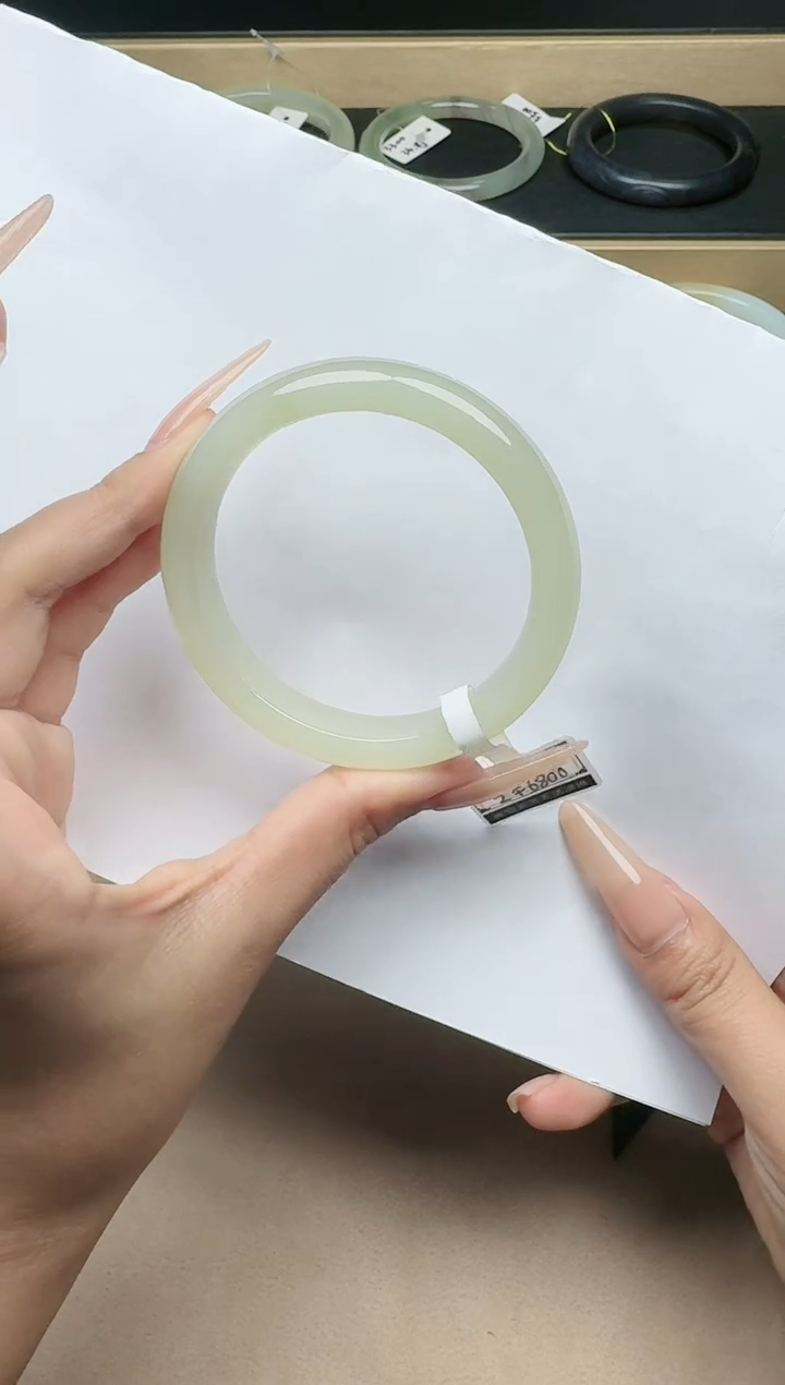 【闪购商品】水晶手镯未镶嵌55/56圈口YY