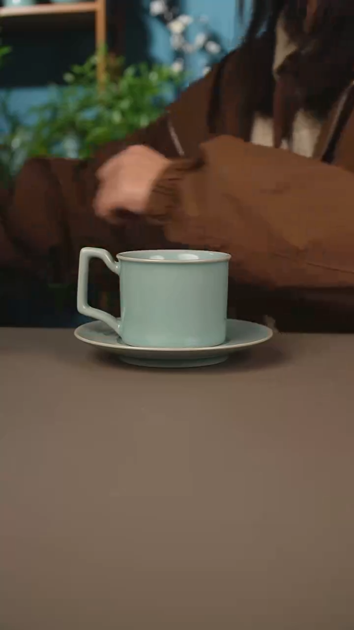 仿古咖啡杯微暇      