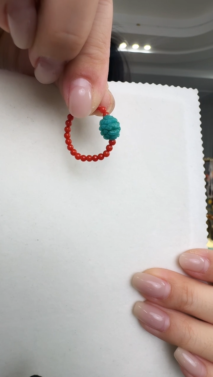 未镶嵌南红玛瑙戒指骑***糖精美的戒指