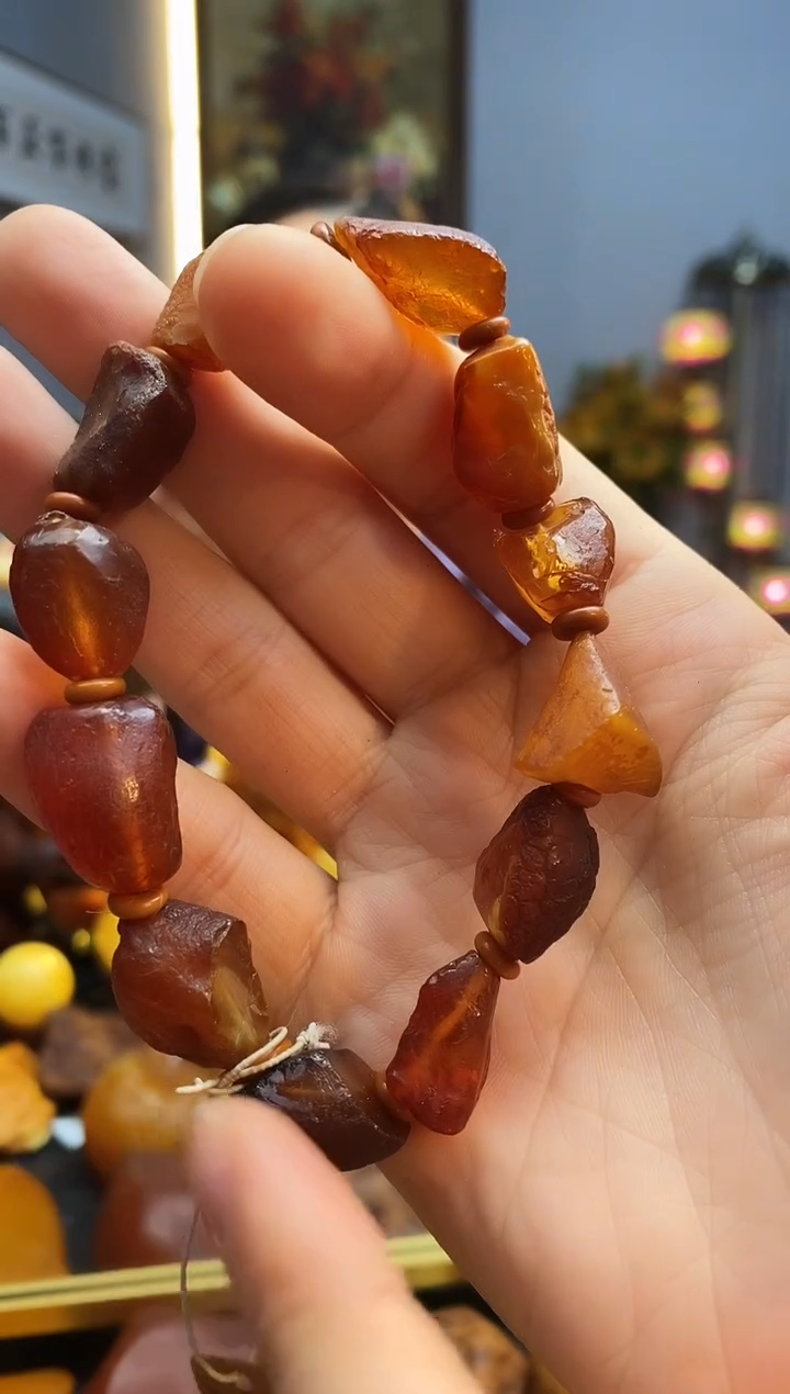 手串琥珀未镶嵌手串