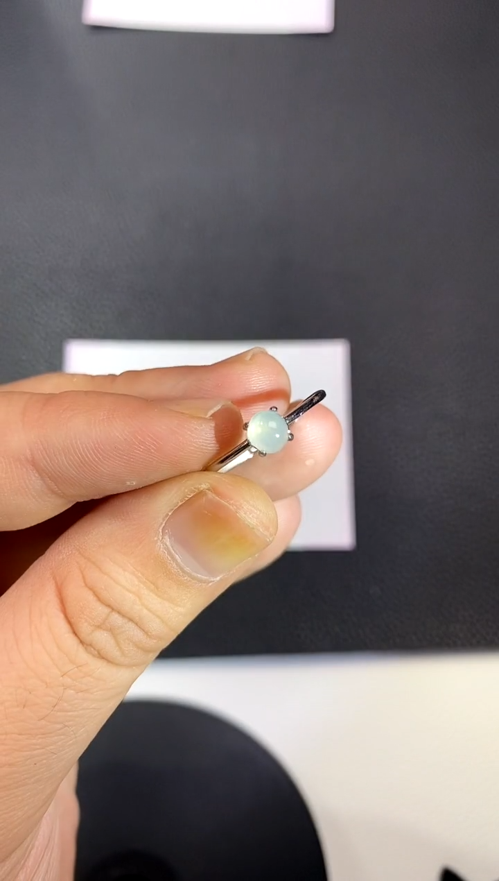 【闪购商品】翡翠戒指银S925镶嵌买断价