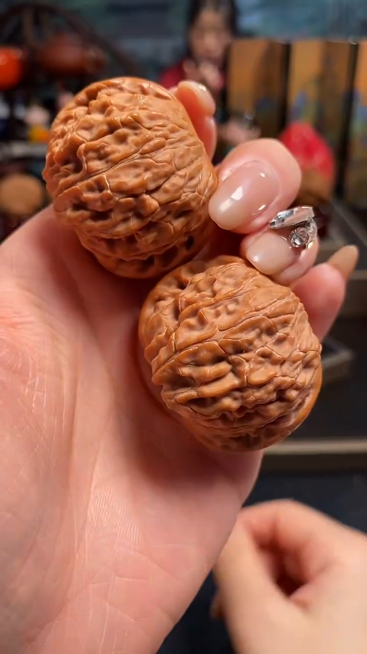 【闪购商品】文玩核桃把件D847磨盘40