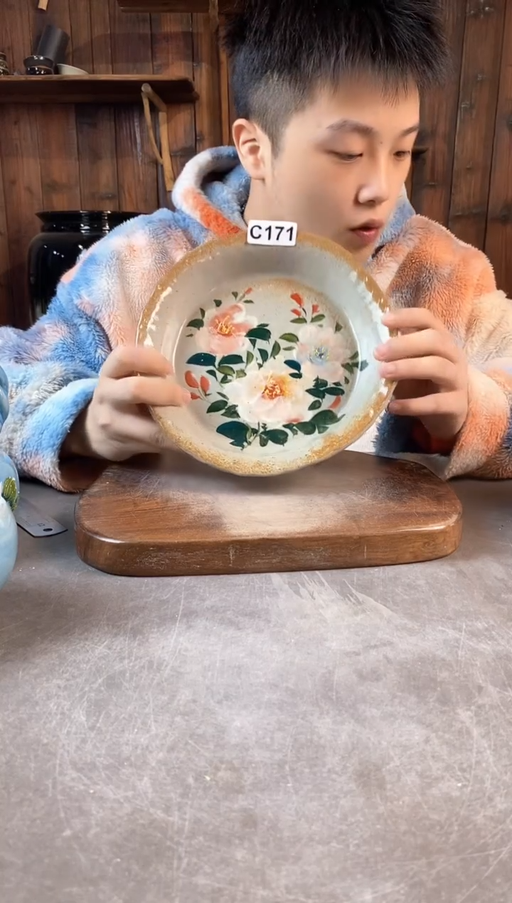 碗171，手工手绘，超值陶瓷