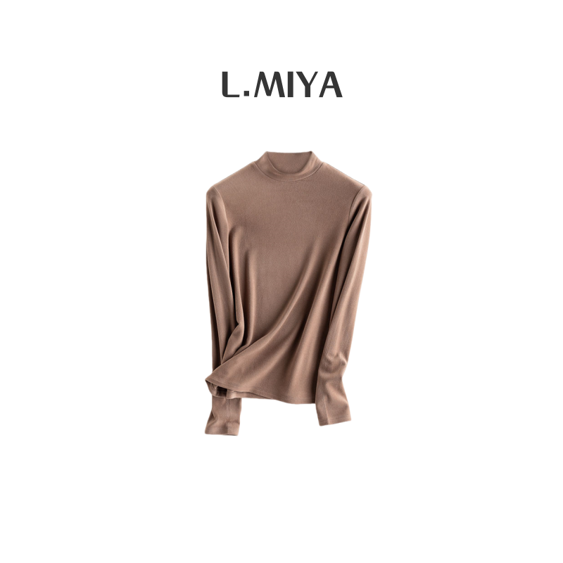 《糯叽叽》羊毛自发热双面磨毛打底衫YDS2316