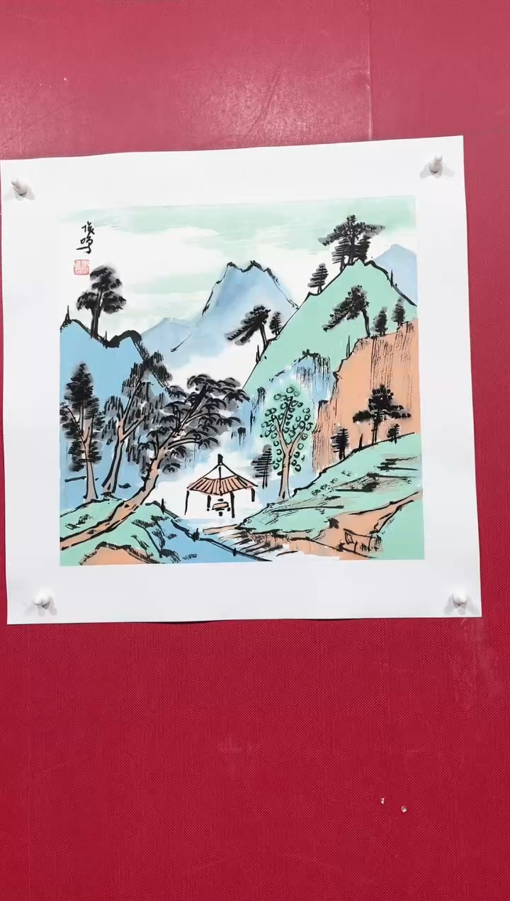 【闪购商品】绘画7周俊鸣绘画作品34*34