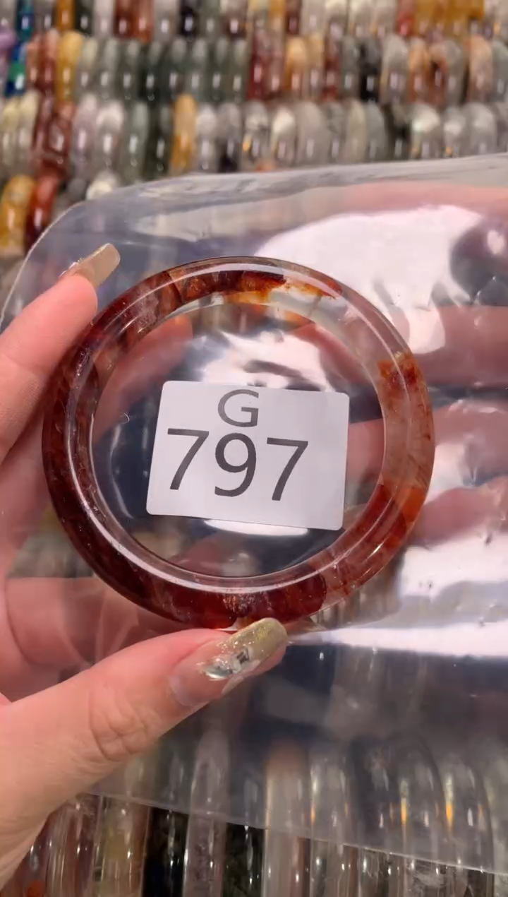 【闪购商品】紫晶水晶手镯未镶嵌797-58+