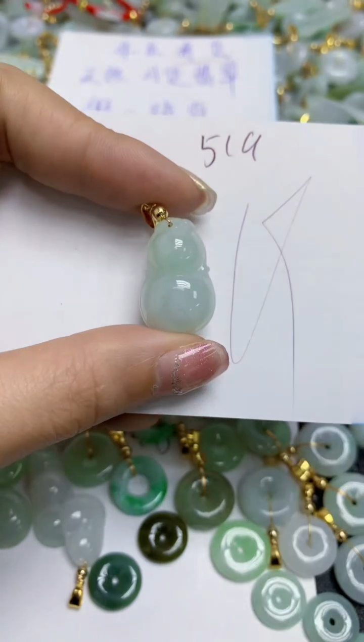 【闪购商品】翡翠颈饰合金天然翡翠A货