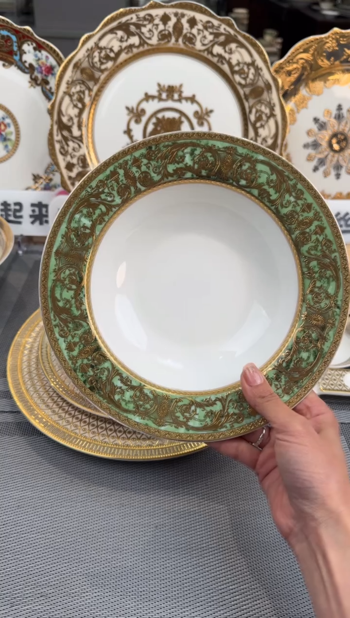 【闪购商品】瓷片8.5寸草帽盘  春节活动福利价