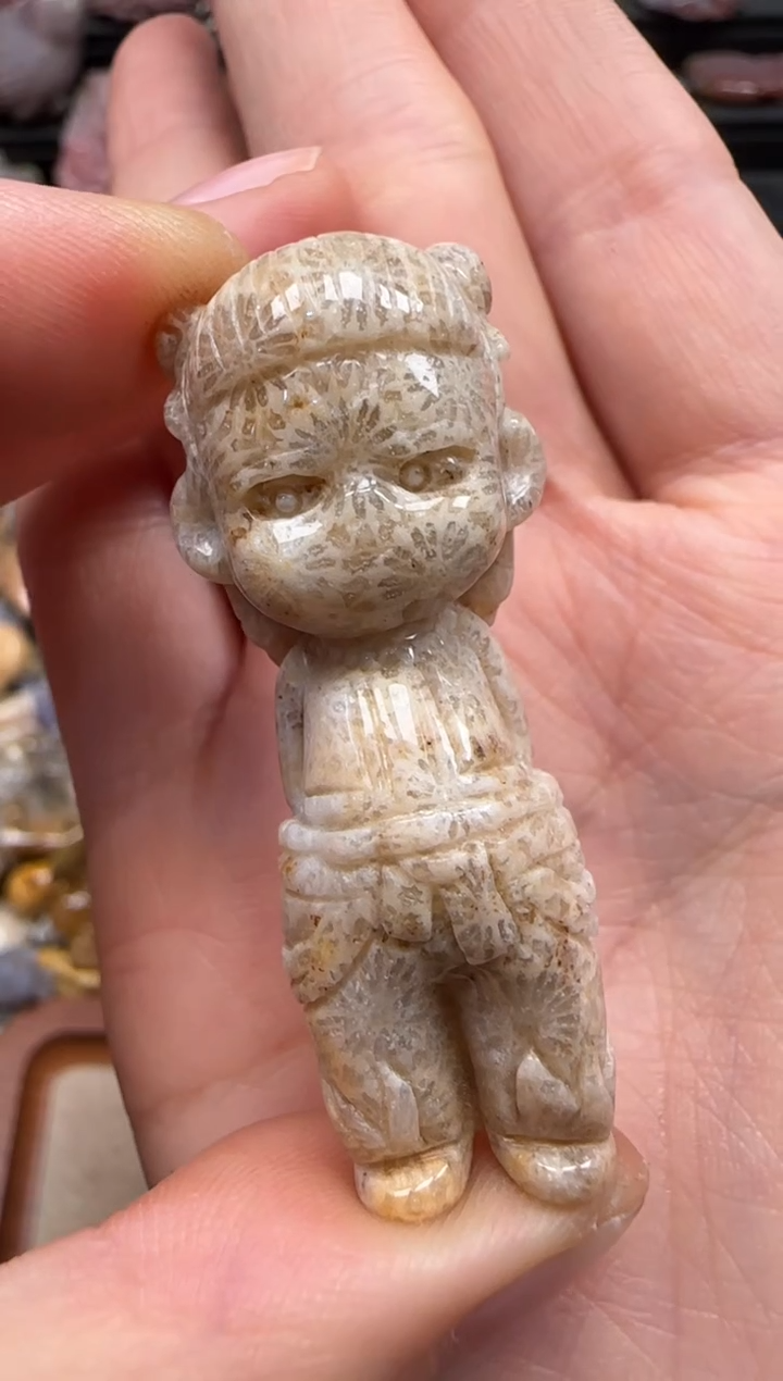 【闪购商品】硅化珊瑚（珊瑚玉）颈饰未镶嵌659