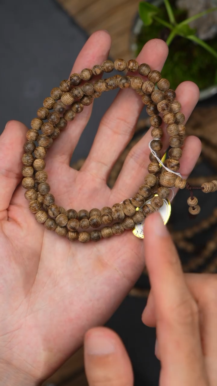 手串沉香L86-11-2文莱蛇皮纹老料0.65/10g