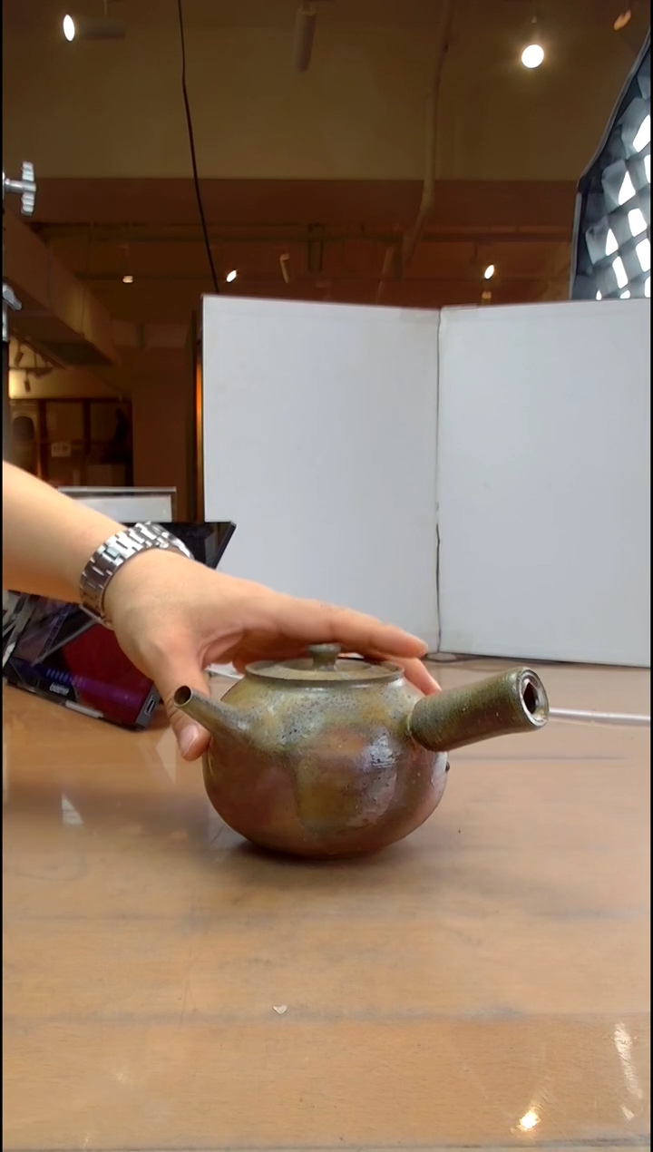 【闪购商品】日本原产备前烧横手宝瓶