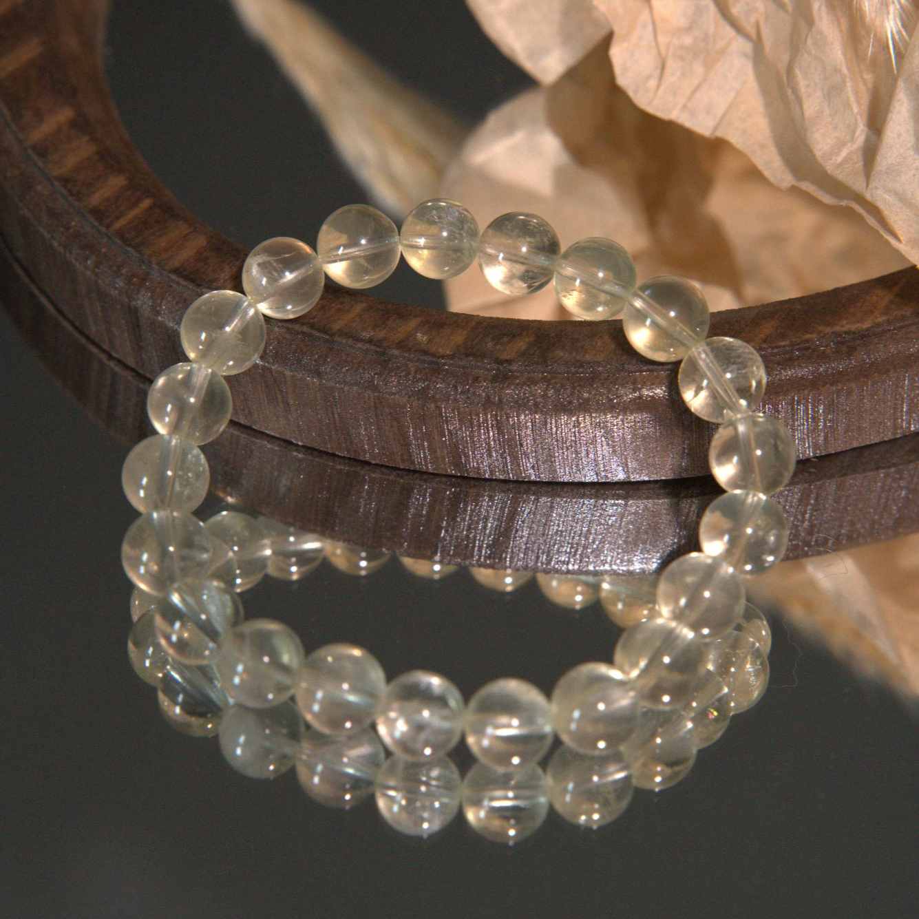 【上青云】柠檬晶8mm天然水晶手串端庄苏雅