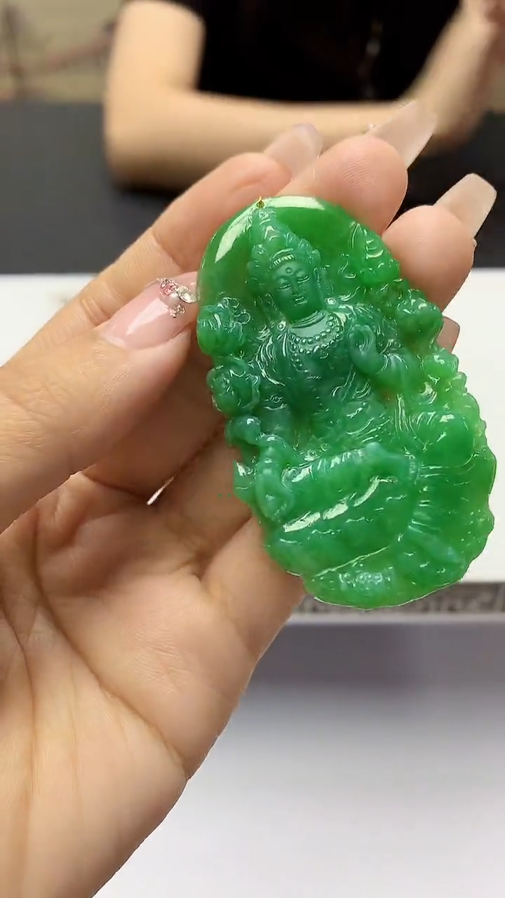 未镶嵌定制翡翠3099ty-毛货挂件55
