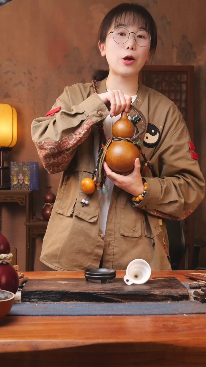 【闪购商品】167号精品大漆葫芦防腐防渗装水茶酒