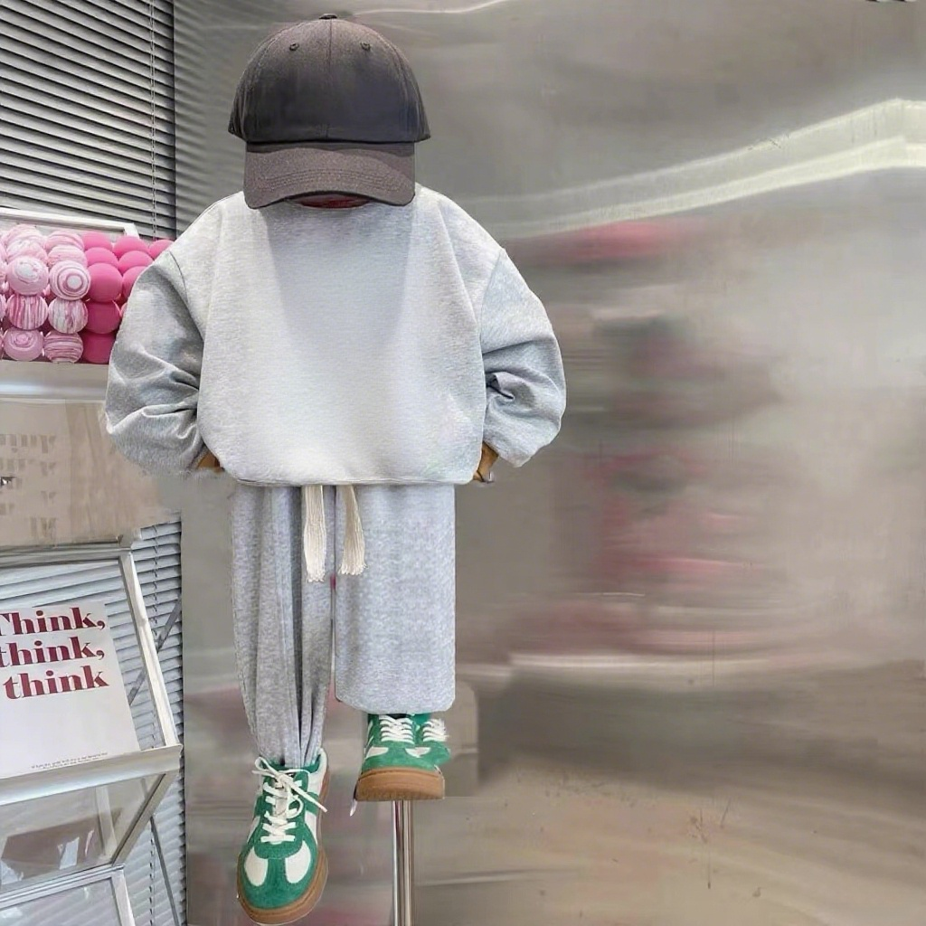 儿童2025秋季新款卡通假两件卫衣B2972