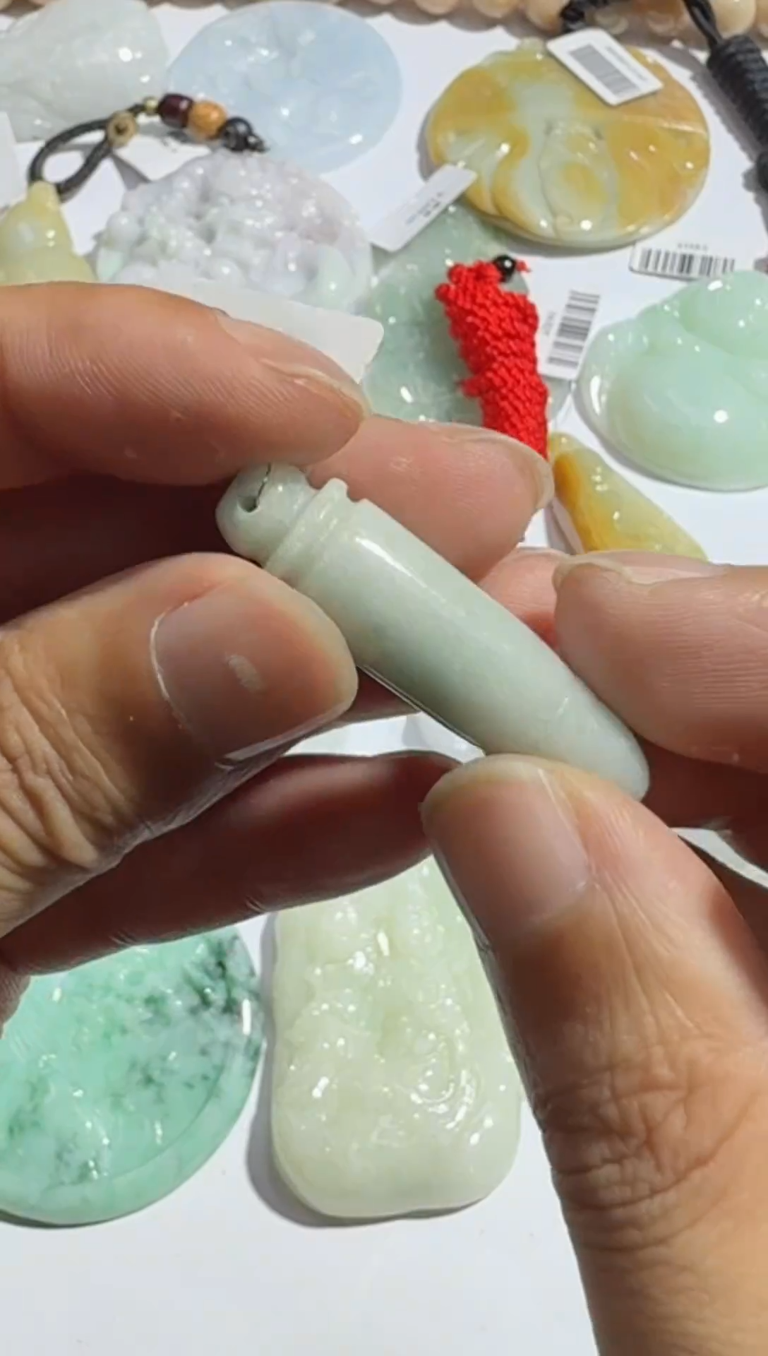 【闪购商品】翡翠颈饰未镶嵌00017488