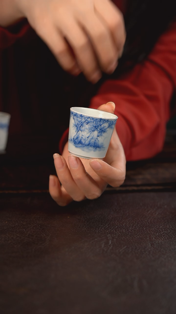 【闪购商品】杯聚澜堂灵石竹子小竹节杯