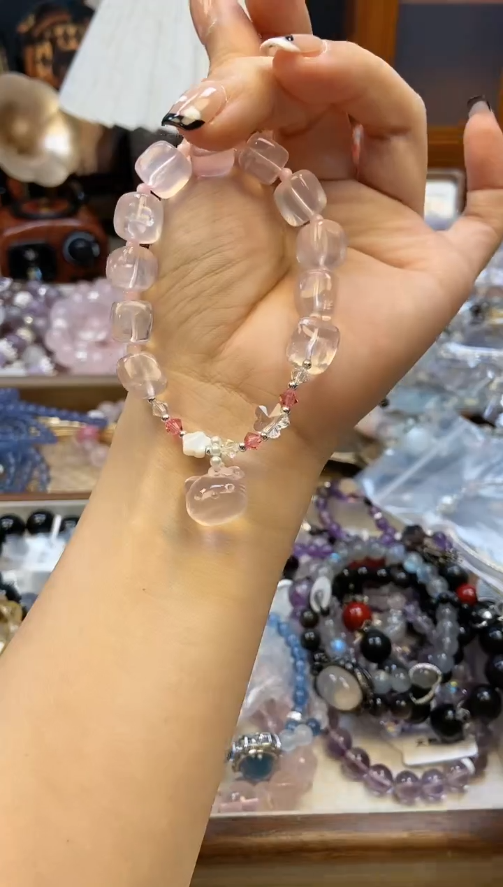 【闪购商品】水晶手链银S925镶嵌623手串