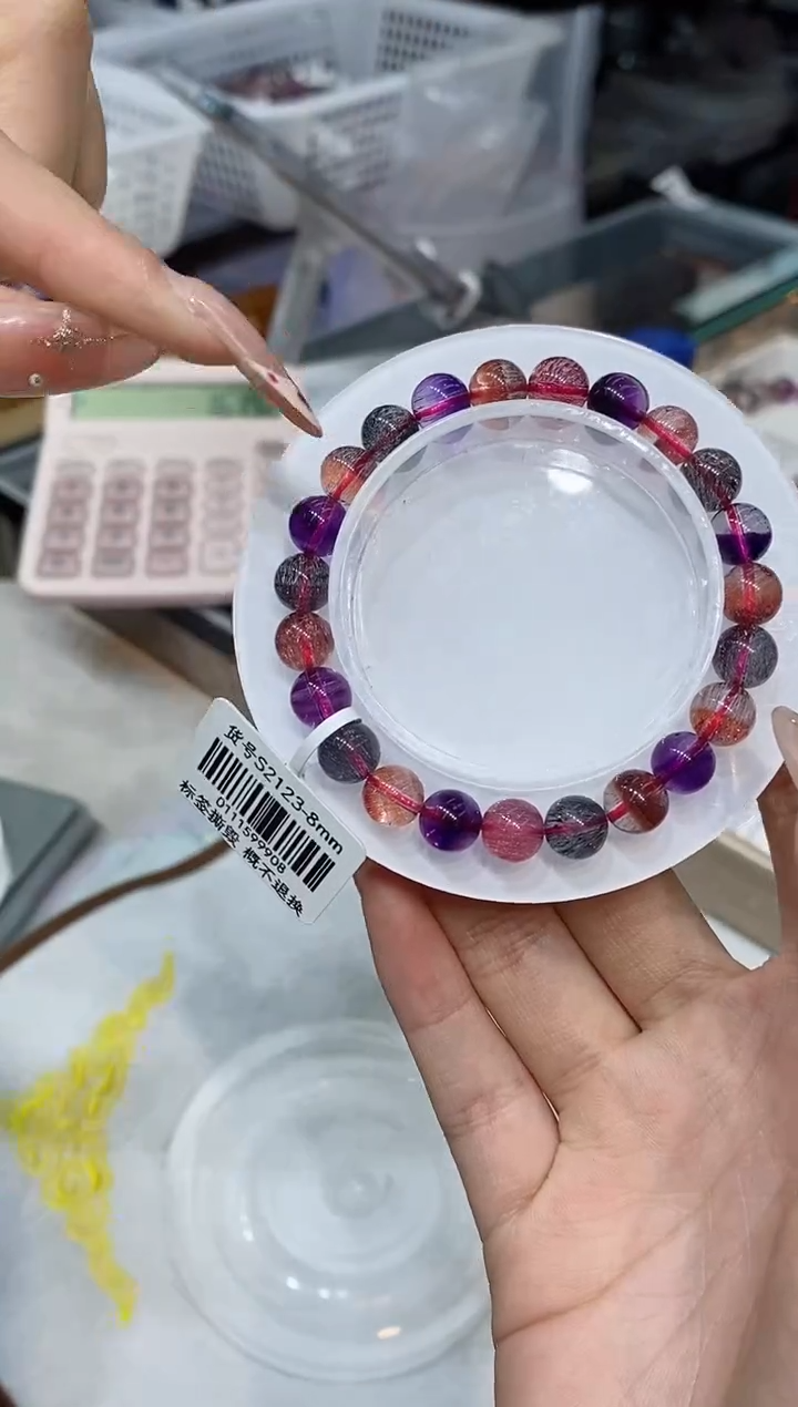 【闪购商品】水晶手串未镶嵌s2123超七8mm