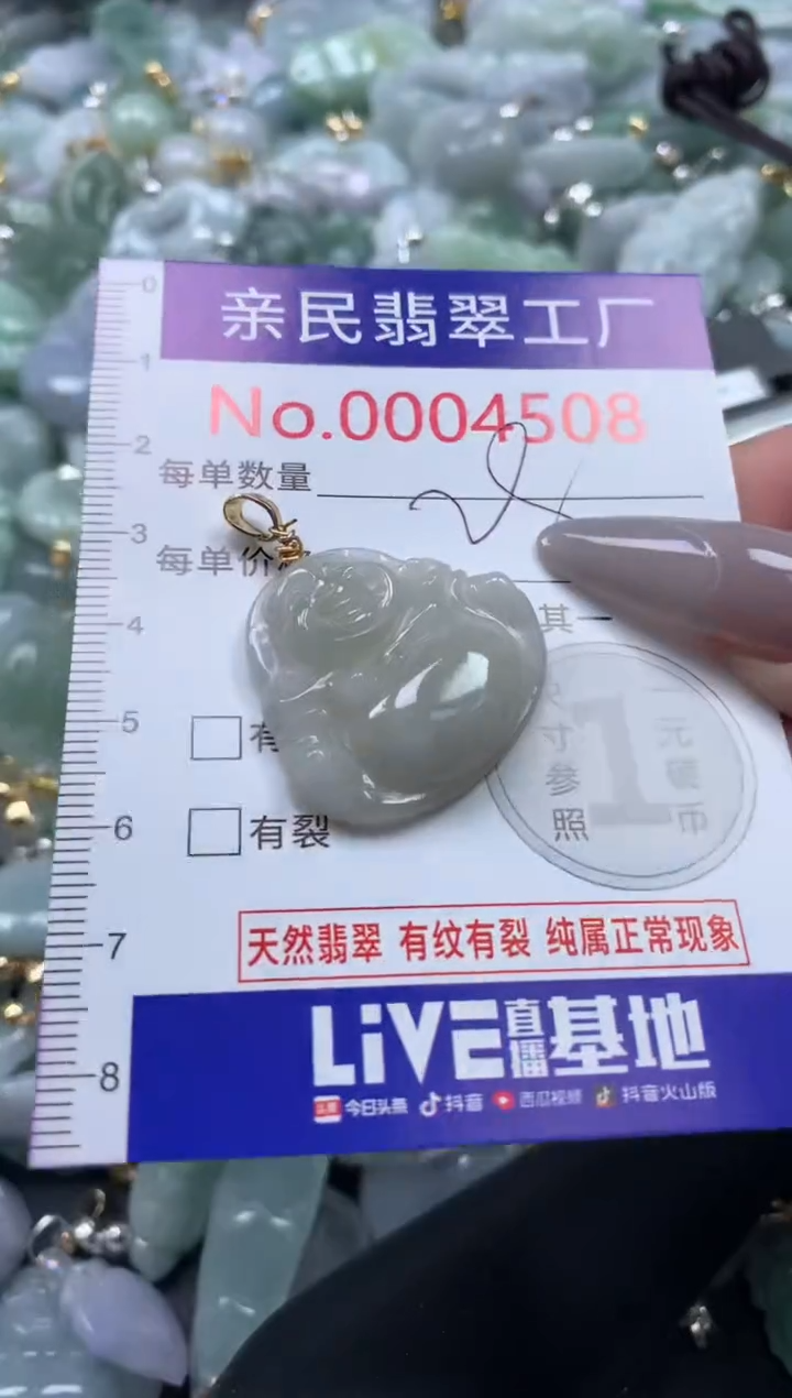 颈饰未镶嵌翡翠4508