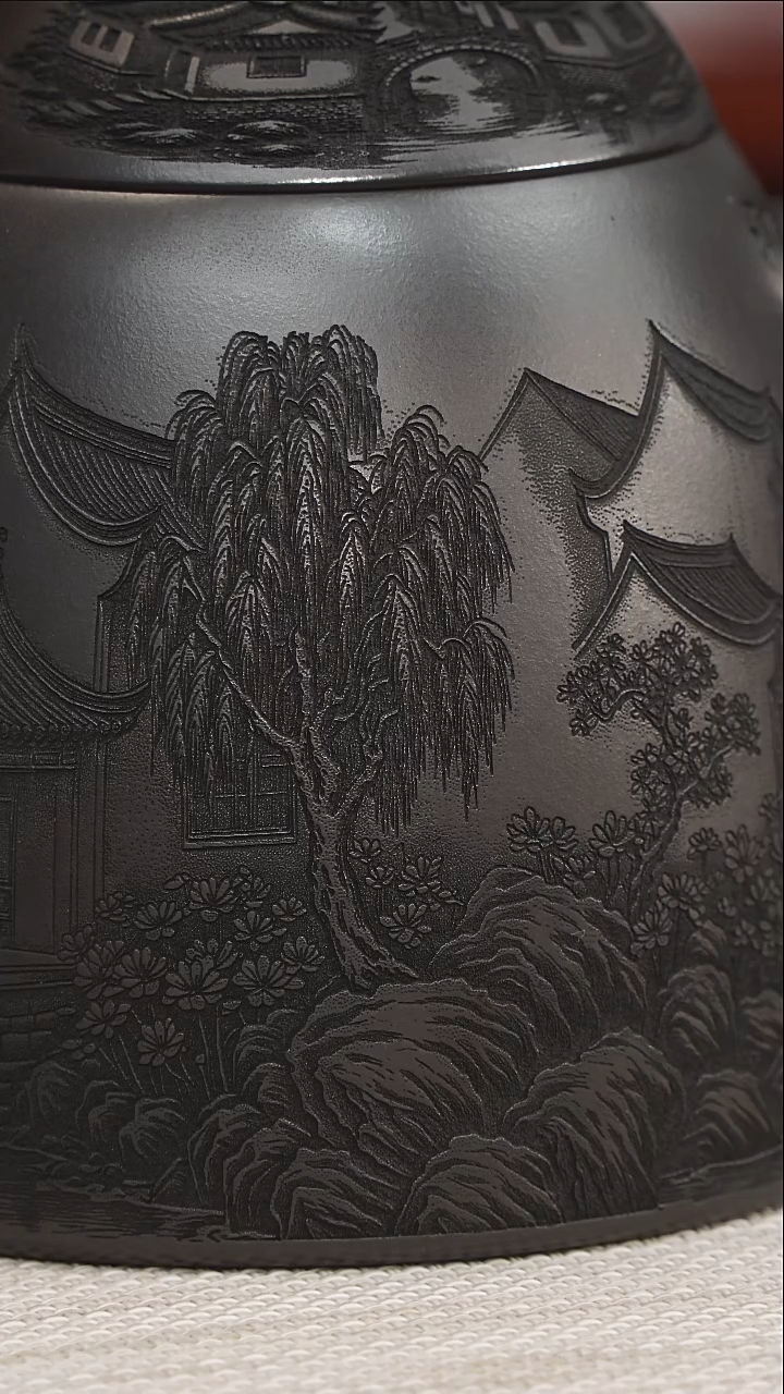 茶壶紫砂宜兴紫砂 江南秦权石黄 李亚杨 560cc