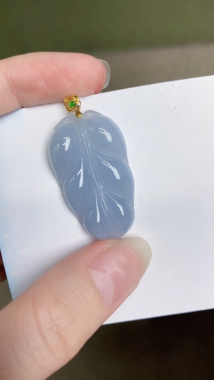 【闪购商品】翡翠颈饰18K金镶嵌543453453