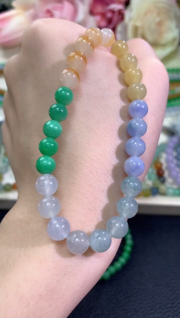 未镶嵌手串翡翠冬日珠宝E90