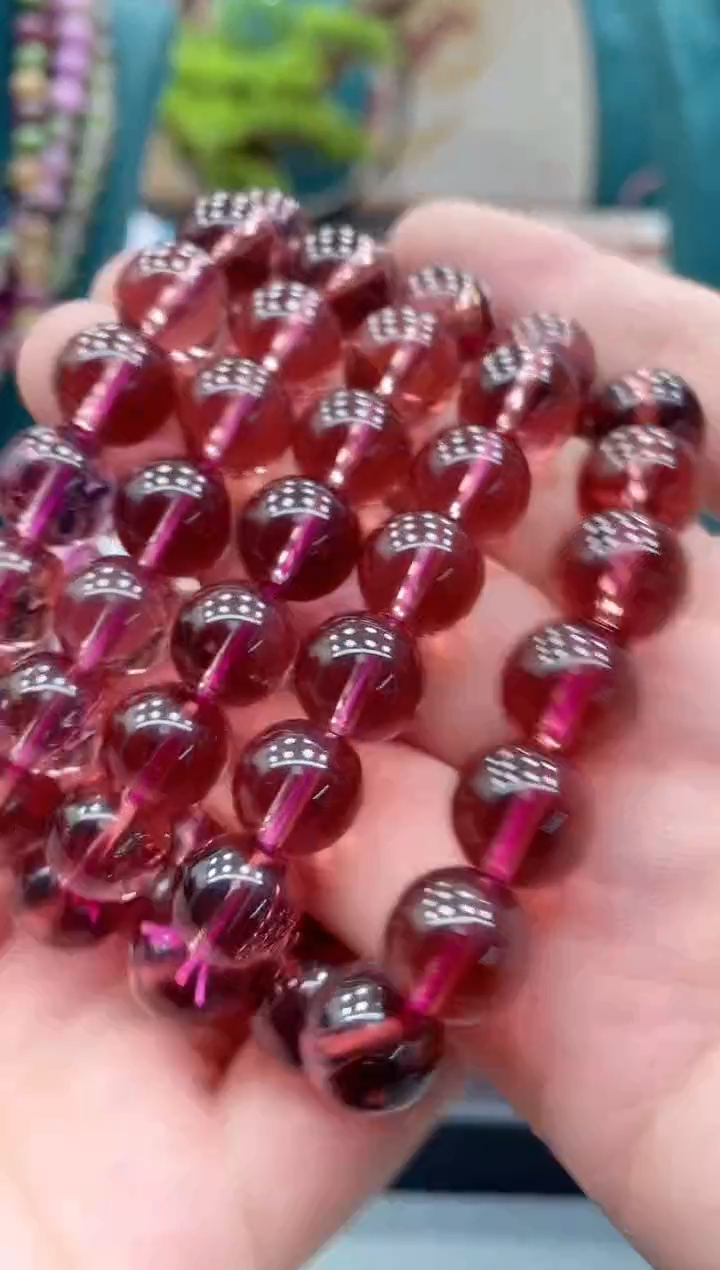 图片款 12mm玫红女人单圈时尚百搭