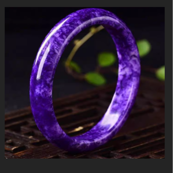 非金属树脂手镯 高贵法式奢华贵气紫手镯