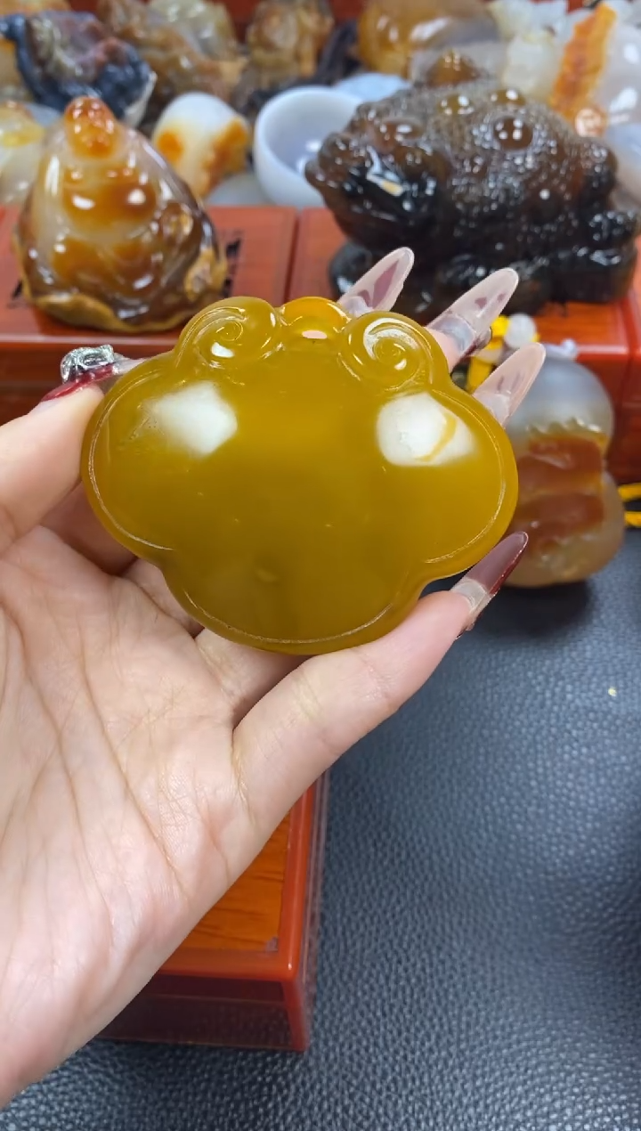 【闪购商品】玛瑙/玉髓手把未镶嵌1