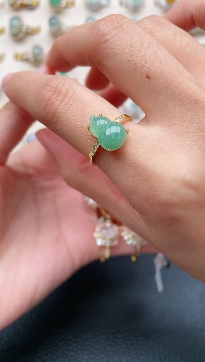 【闪购商品】翡翠戒指银S925镶嵌1111