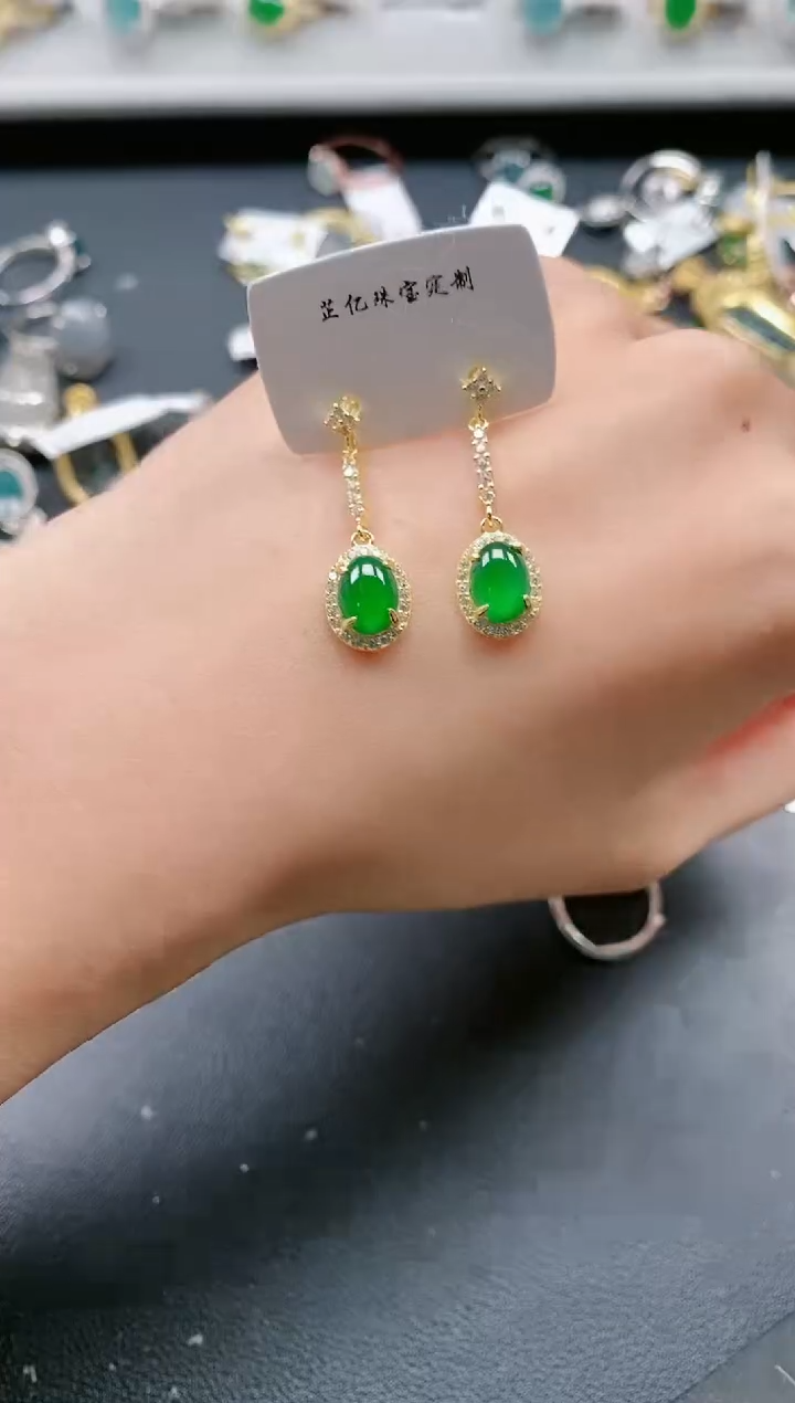 【闪购商品】翡翠戒指银S925镶嵌11111