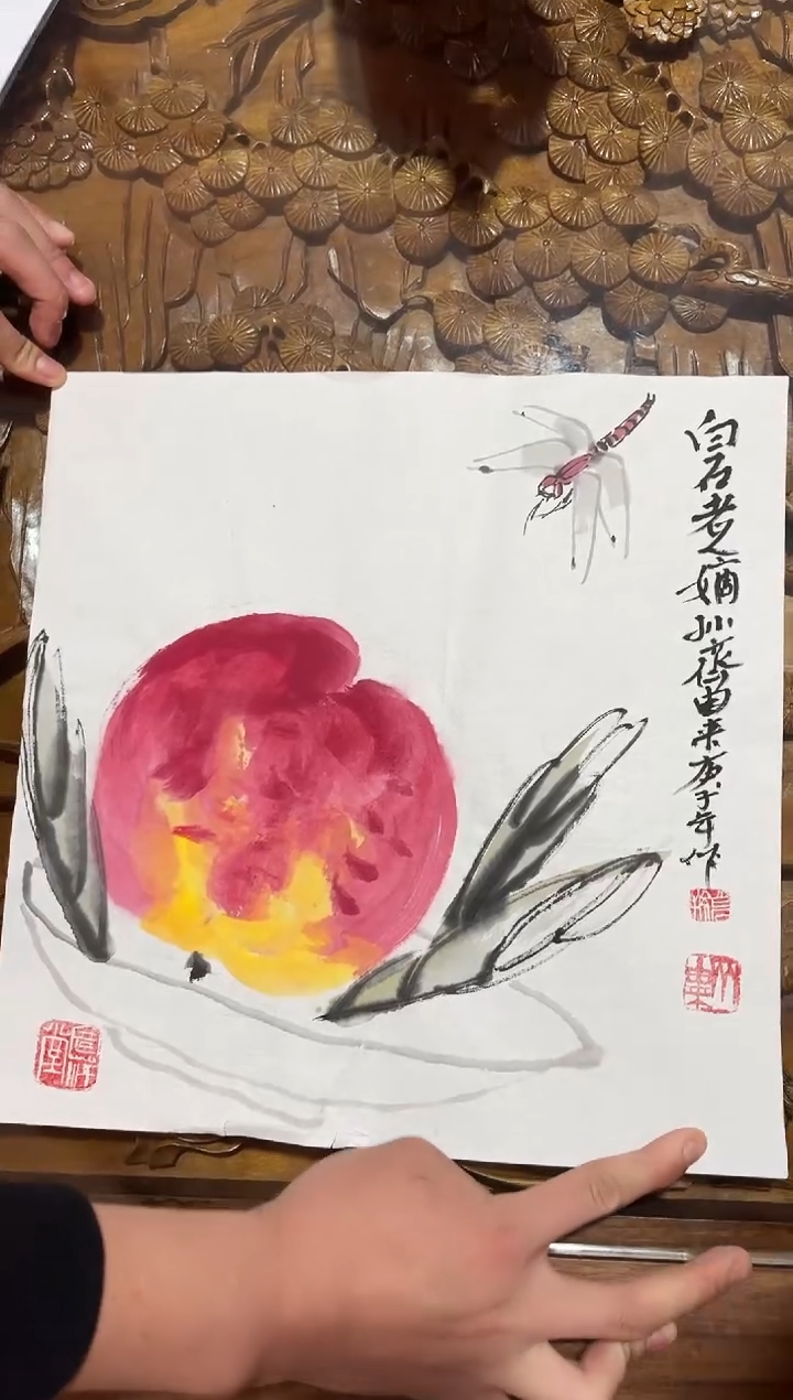 【闪购商品】绘画齐由来-国画-1平尺-草虫花鸟