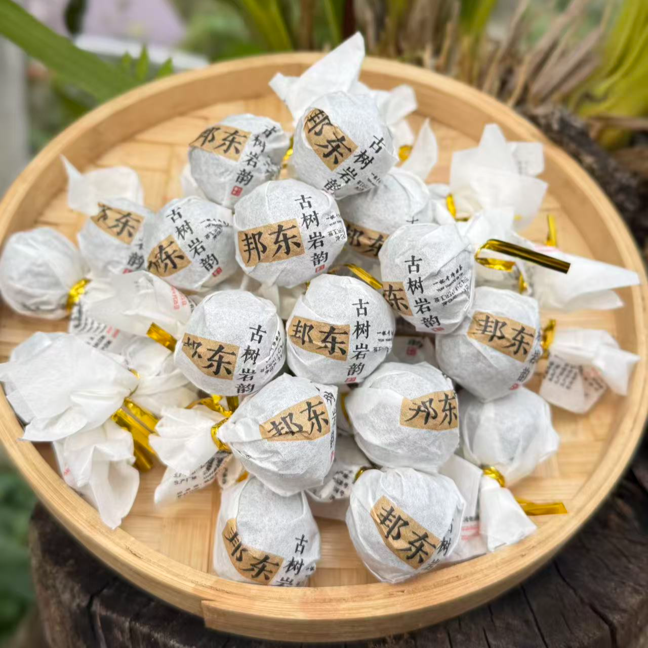 2025年邦东岩韵古树普洱生茶龙珠