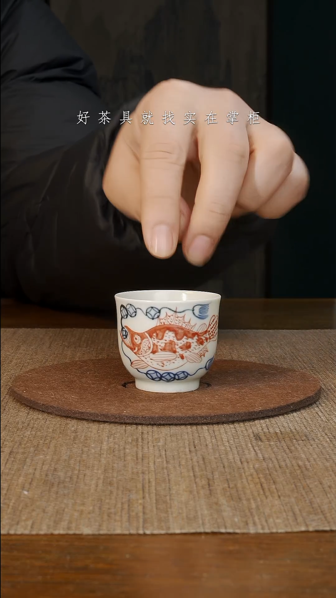 【闪购商品】摆件景德镇手工手绘茶具大器宛成