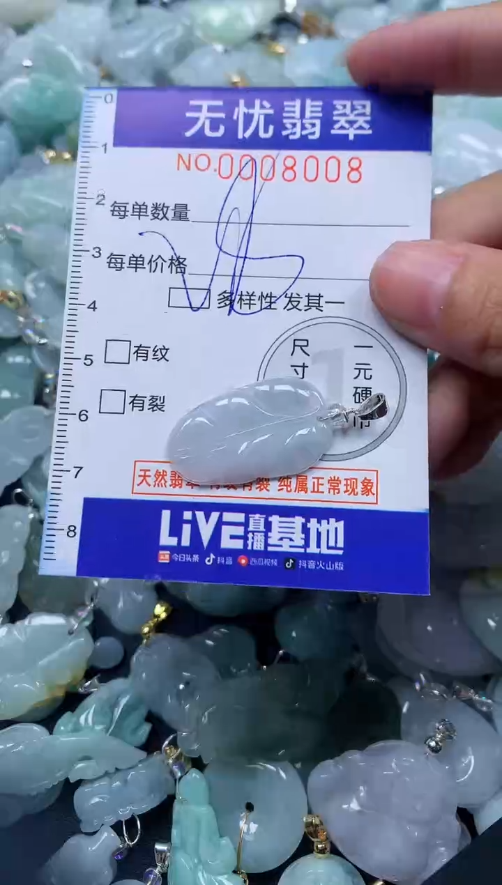 颈饰未镶嵌翡翠8008