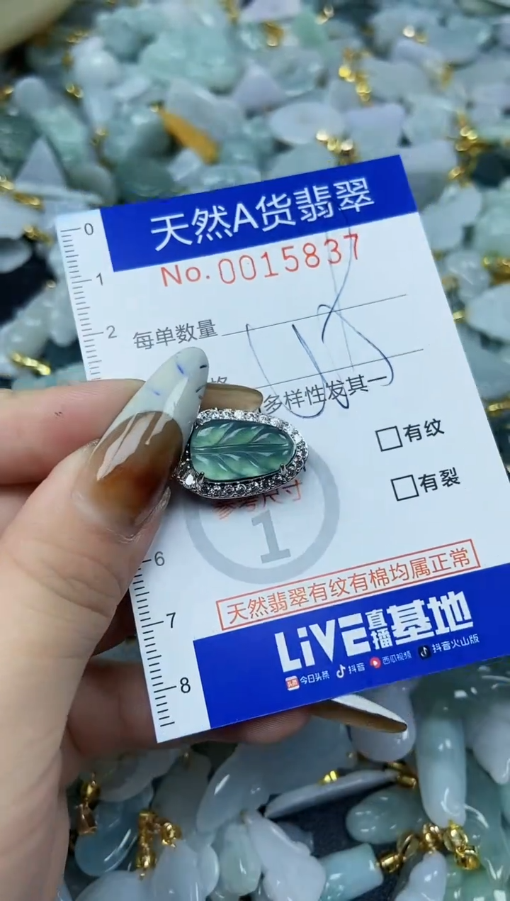 【闪购商品】翡翠颈饰未镶嵌天然A货翡翠