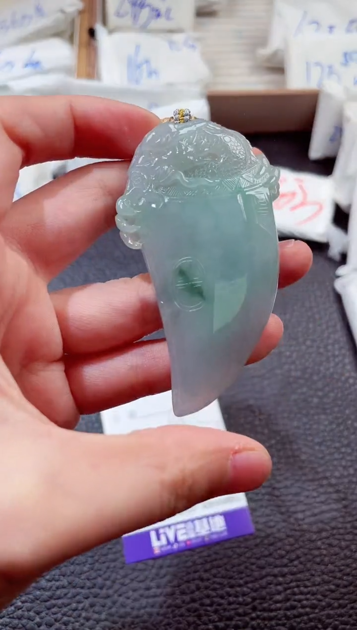翡翠未镶嵌颈饰00003318
