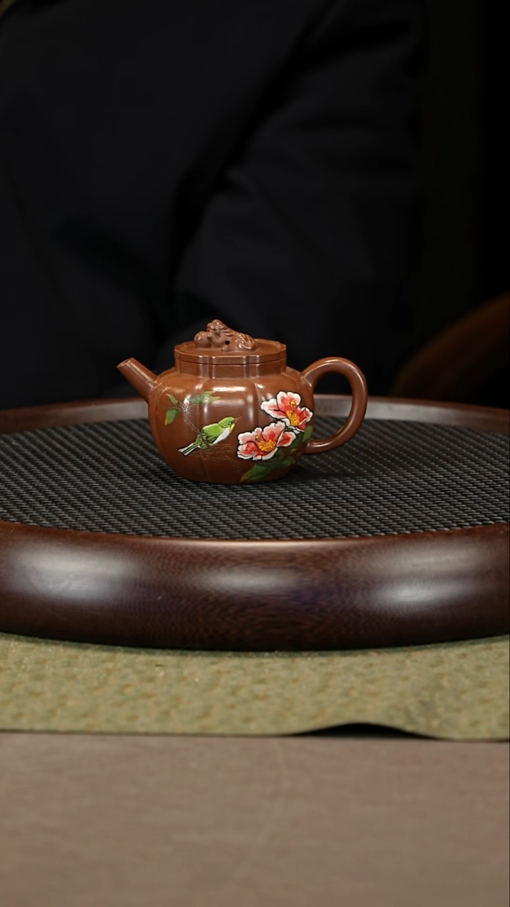 茶壶紫砂29 顾顺芝 顾氏家传紫泥 狮球壶150cc