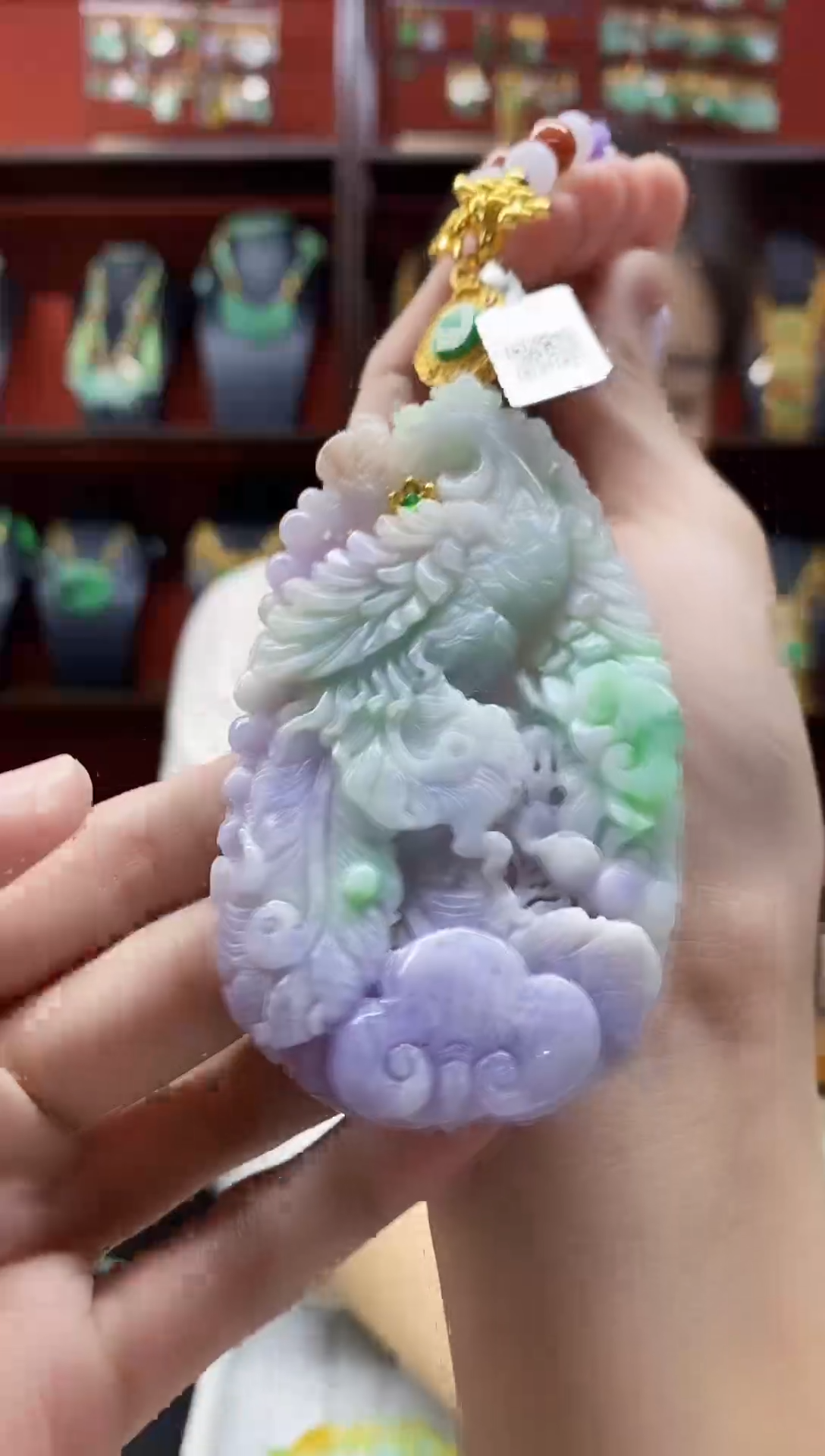 颈饰未镶嵌翡翠翡翠吊坠