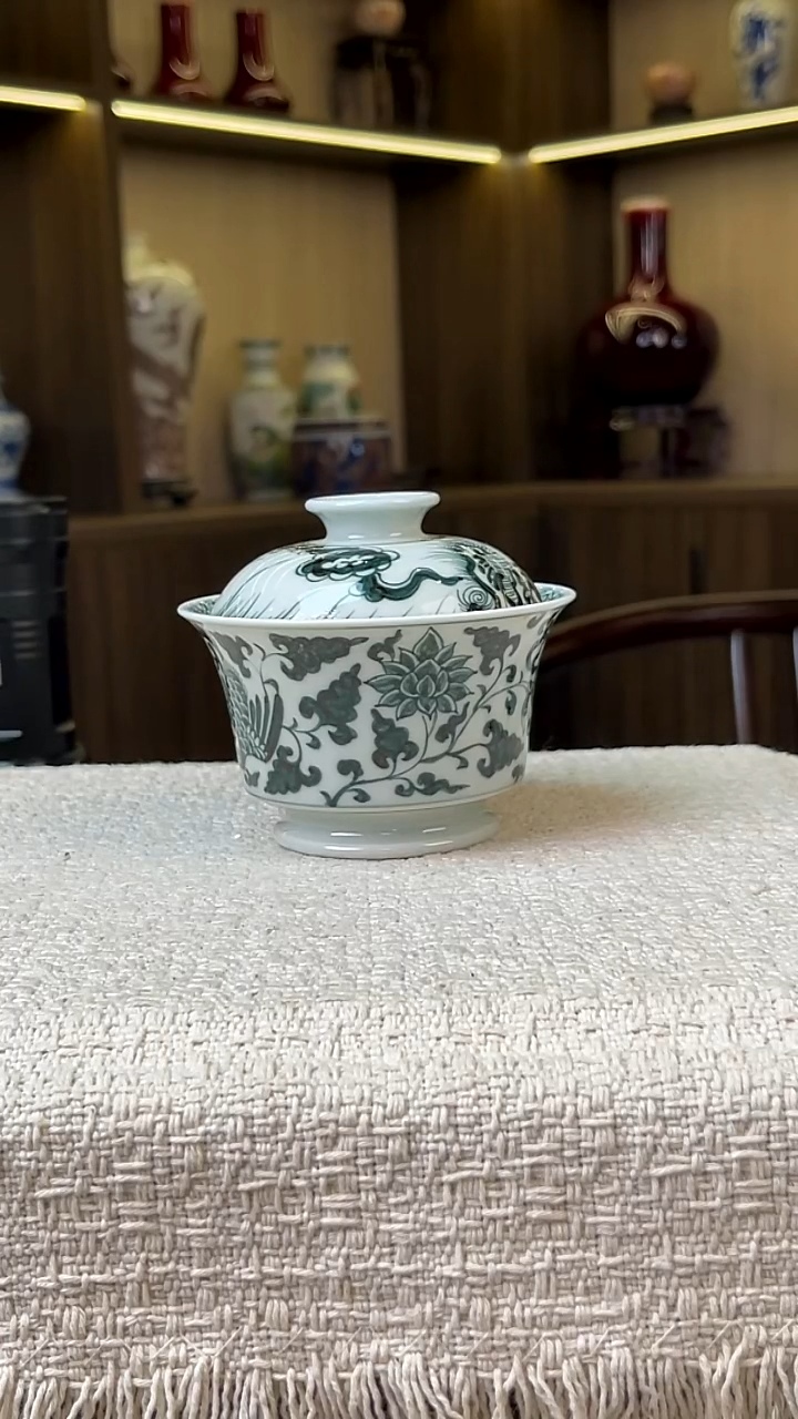 瓷片景德镇毛仔柴窑杯