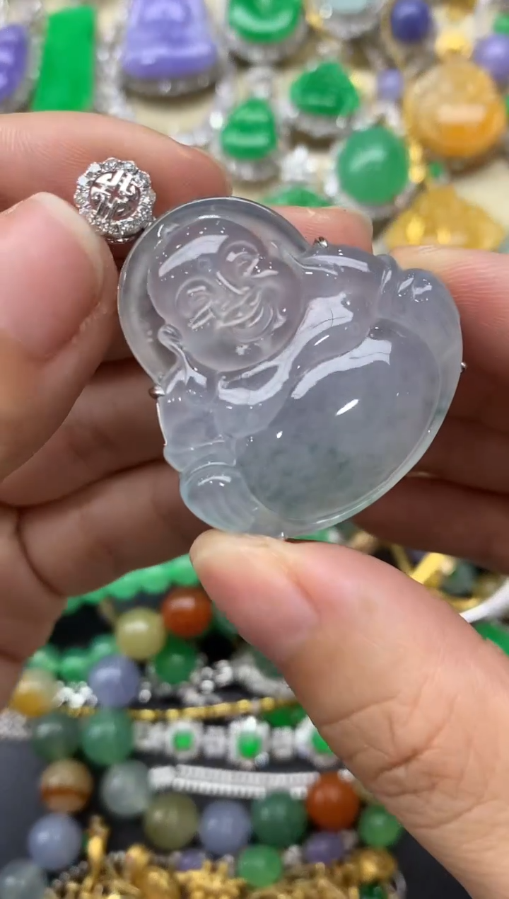 【闪购商品】翡翠颈饰18K金镶嵌521-中国好珍宝