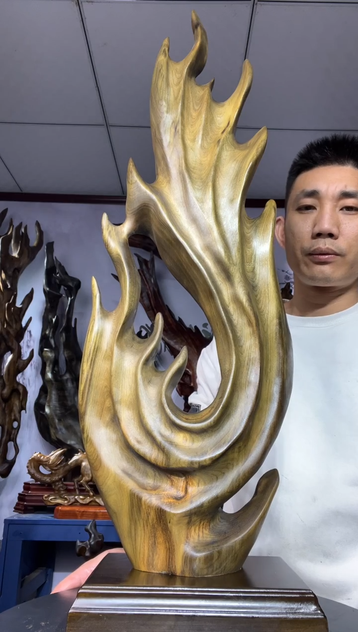 金丝楠木雕款白*@金丝楠木工艺品摆件