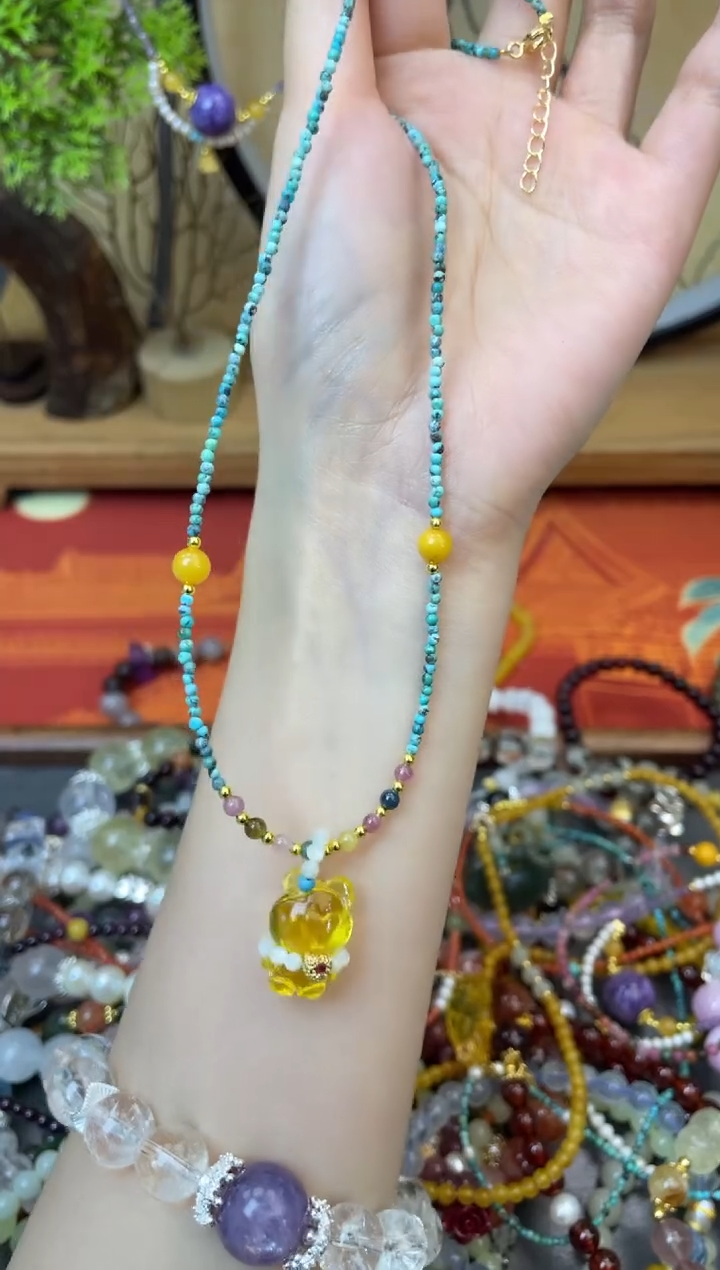 【闪购商品】蜜蜡颈饰未镶嵌529手串