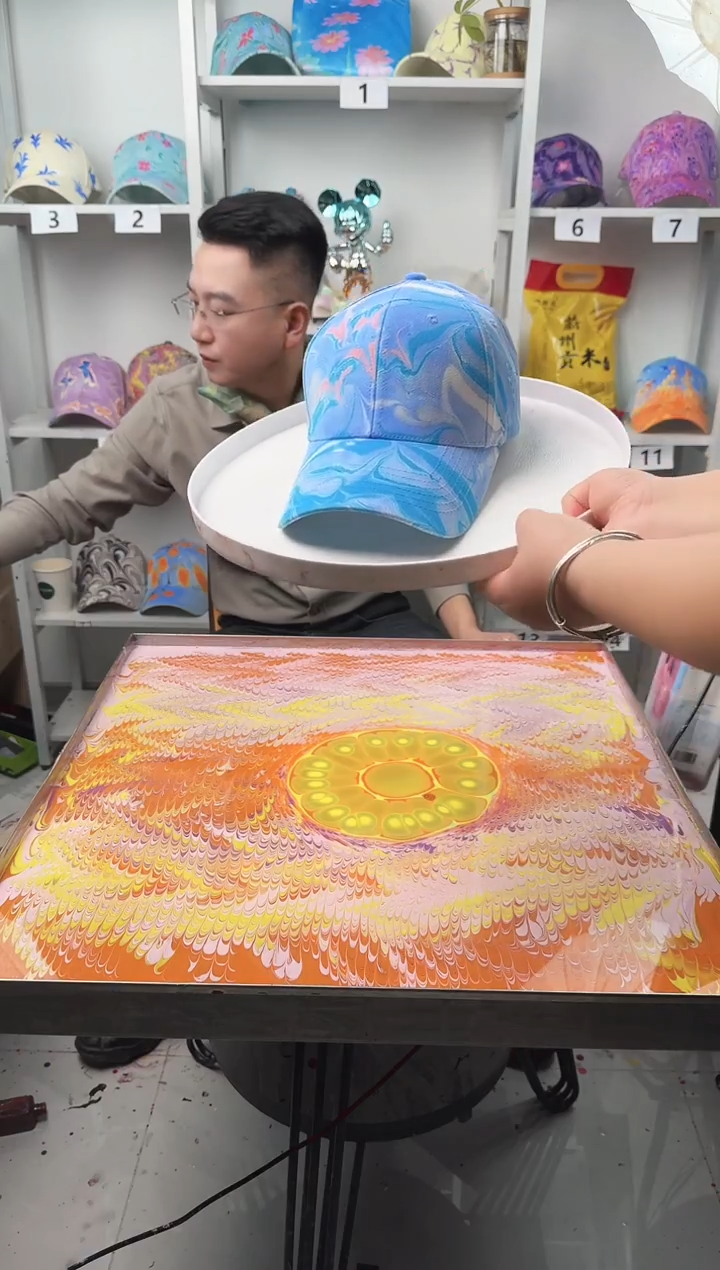 纯棉成人款海鸥水拓帽