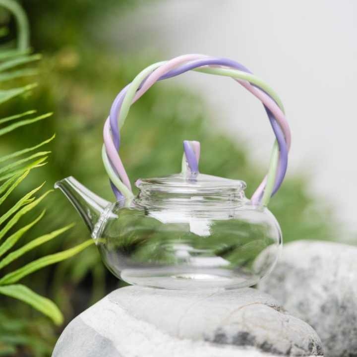 【静姐小院】紫藤提梁壶350ml茶道零配（紫藤提梁壶）