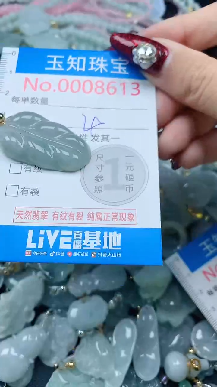 吊坠(不含链)未镶嵌翡翠8613