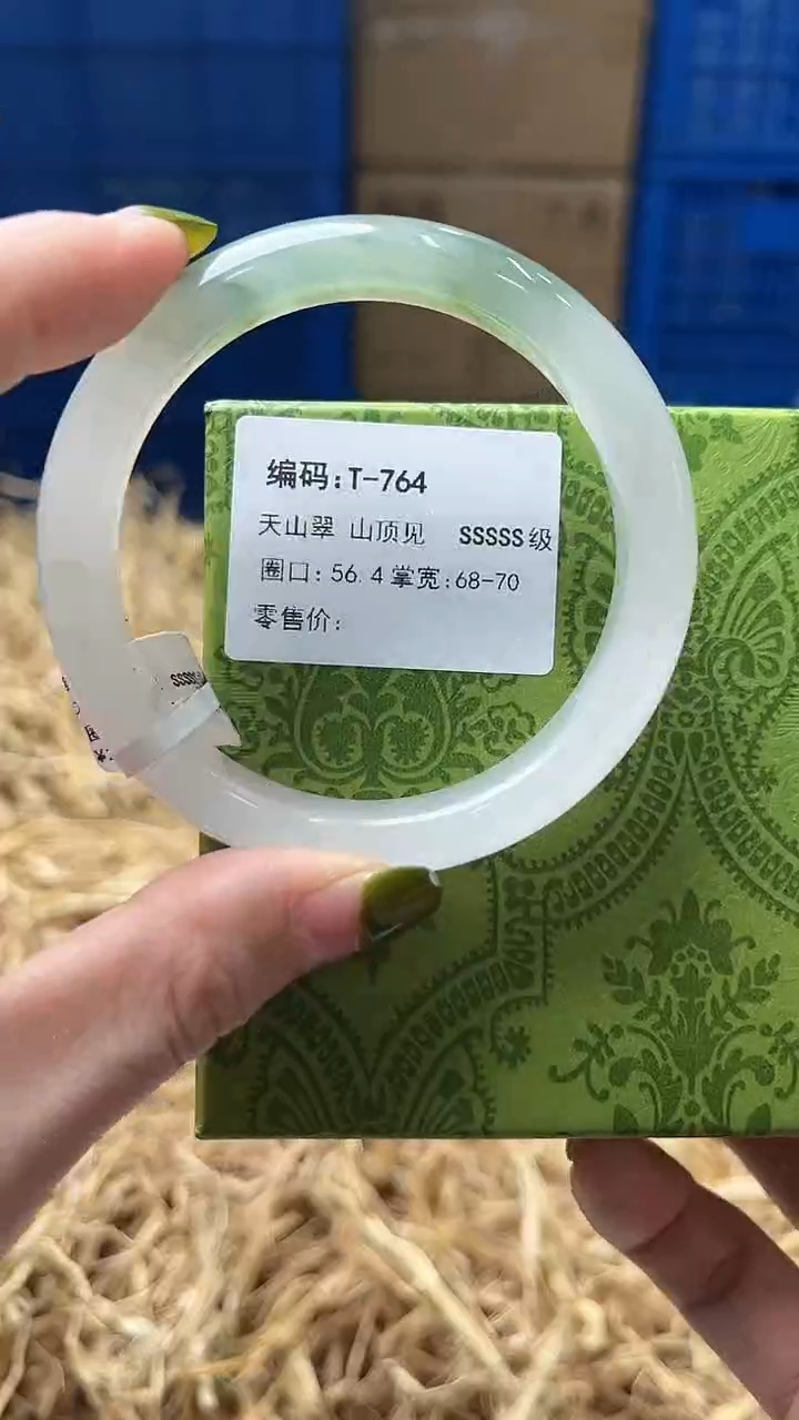 未镶嵌手镯石英质玉T764