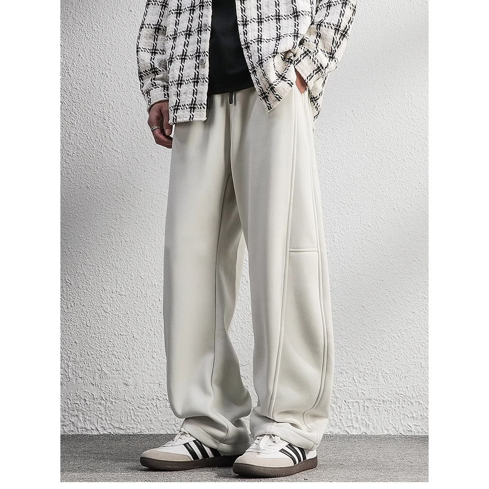 青少年裤子初高中生运动休闲裤2025春季新款宽松百搭弯刀洋气潮酷